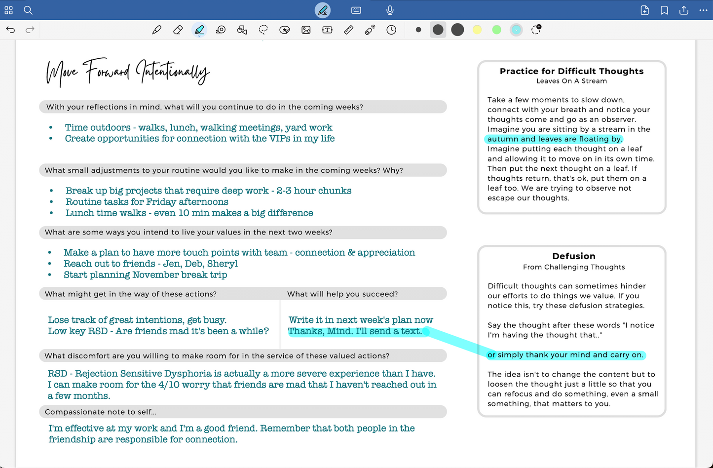 Personal Development Planner - Digital Edition